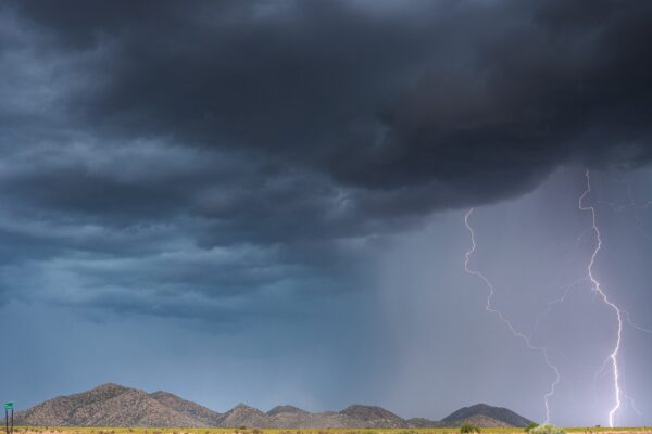 lightning across the Sonoran Desert